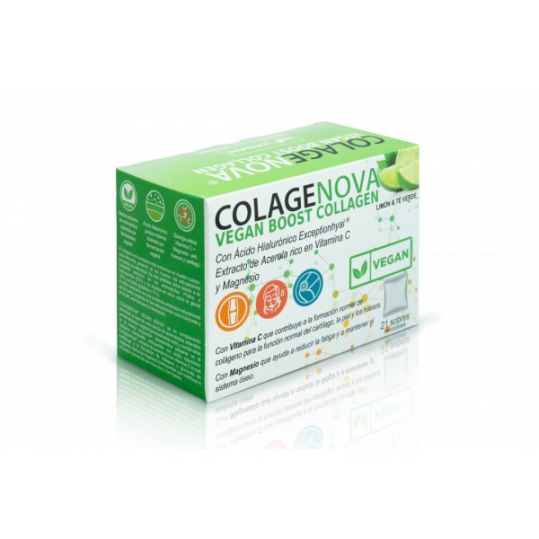 Colagenova Vegan Boost 21 sobres Té Verde+Limon Vaminter