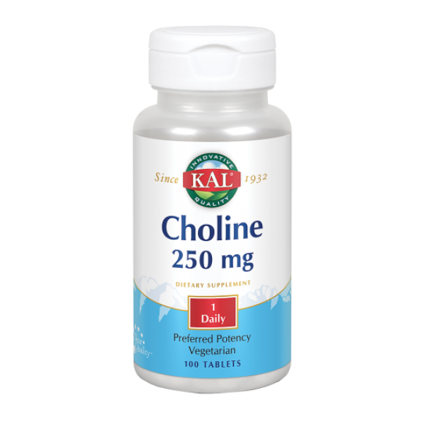 Choline 250 mg 100 comprimidos KAL