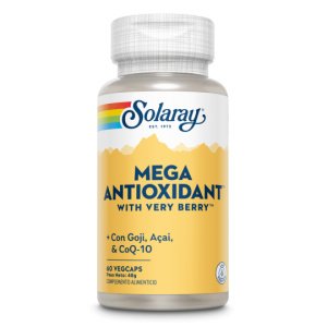Mega-Multi Antioxidant With Very Berry 60 cápsulas Solaray