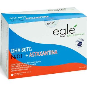 NPD1 DHA 80 TG + Astaxantina 120 cápsulas blandas Eglé