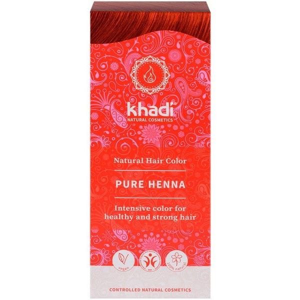 Henna Natural 100% Pura 100 gramos Khadi
