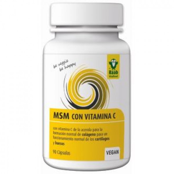 Msm Con Vitamina C 90Cap. Sg Vegan - RAAB VITALFOOD