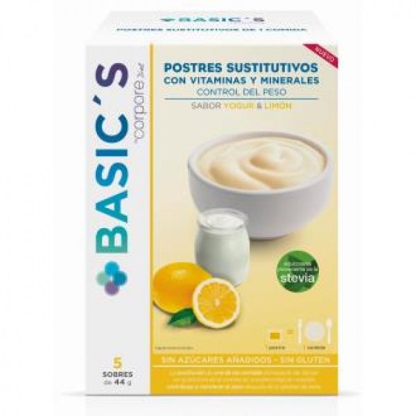 Corpore Basics Postre Sustitut. Yogurt-Limon 5Sbrs - CORPORE DIET