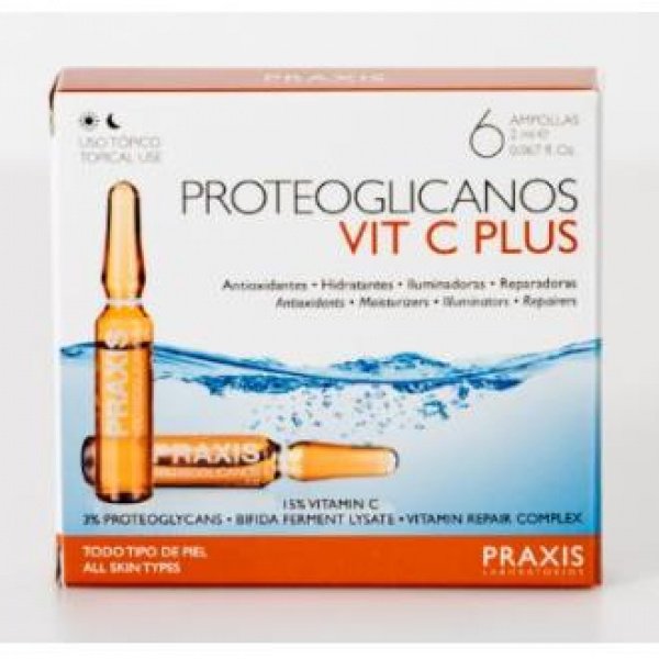 Proteoglicanos Vit C Plus 6Amp. - PRAXIS