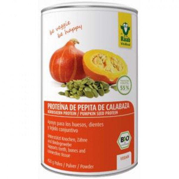 Proteina De Pepita De Calabaza 500Gr. Bio Sg Vegan - RAAB VITALFOOD