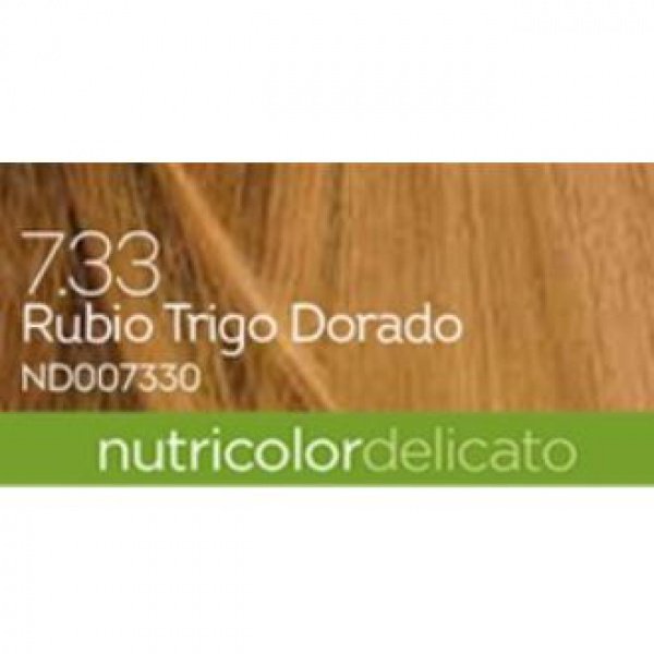 Tinte  Rubio Trigo Dorado 140Ml. 7.33 Delicato - BIOKAP