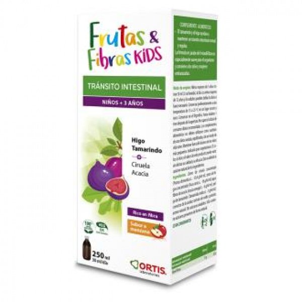 Fruta Y Fibra Kids Jarabe 250Ml. - ORTIS