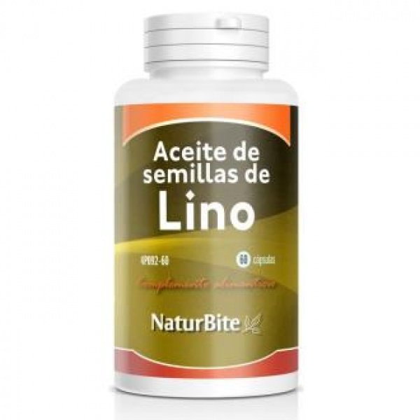 Aceite De Semillas De Lino 1000Mg. 60Cap. - NATURBITE