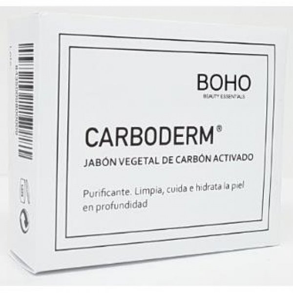 Carboderm Carbon Activado Jabon Pastilla  100Gr. - BOHO