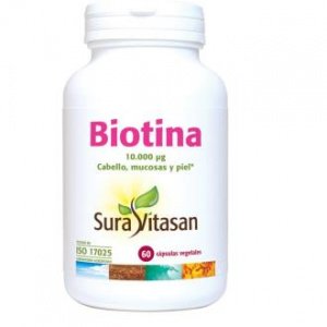 Biotina 60 cápsulas Sura Vitasan
