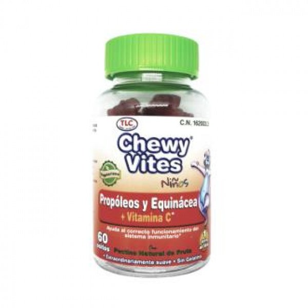 Chewy Vites Propoleo Y Echinacea Infantil 60Ud. - CHEWY VITES