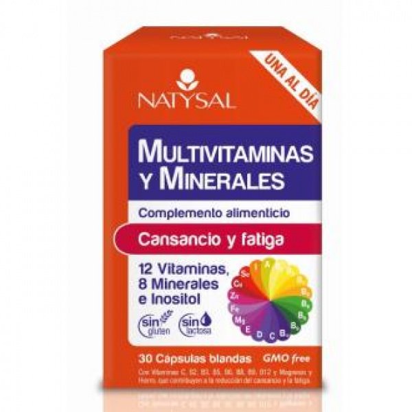 Multivitaminas Y Minerales 30Cap. - NATYSAL