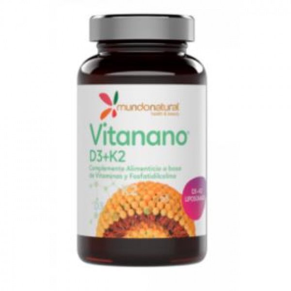 Vitanano Vitaminas D3 + K2 Liposomado 30Cap. - MUNDONATURAL