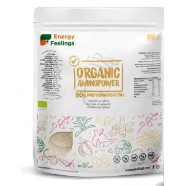 Organic Aminopower 80% Neutro 500Gr. Eco Vegan Sg - ENERGY FEELINGS