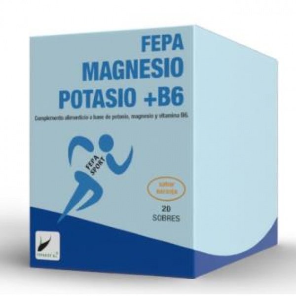 Fepa-Sport Magnesio-Potasio + B6 20 sobres Fepadiet