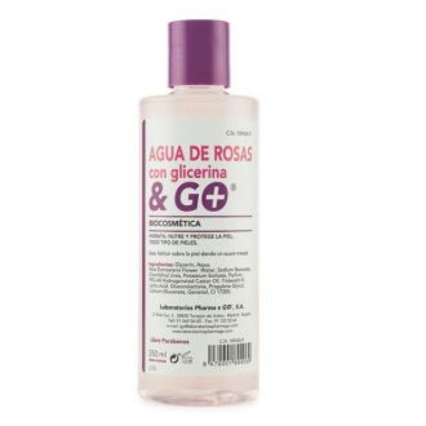 Agua De Rosas + Glicerina 250Ml. - PHARMA & GO
