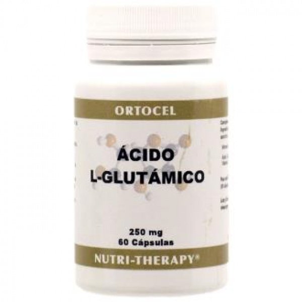Acido L-Glutamico 250Mg. 60Cap. - ORTOCEL NUTRI-THERAPY