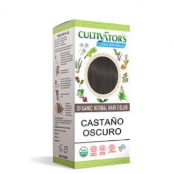 Castaño Oscuro Tinte Organico 100Gr. Ecocert - CULTIVATORS