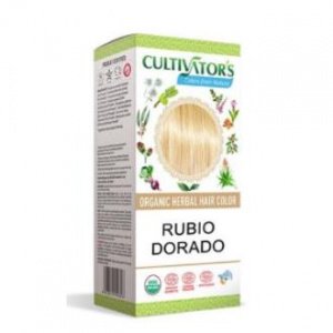 Rubio Dorado Tinte Organico 100Gr. Ecocert