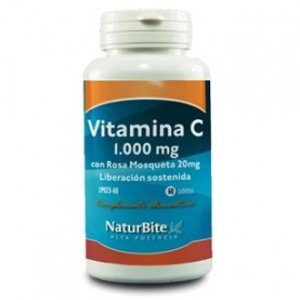 Vitamina C 1000Mg.Con Rosa Mosqueta 20Mg. 60Comp.