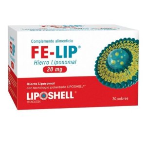 Fe-Lip Hierro Liposomal 20mg 30 Sobres Liposhell