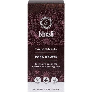 Tinte Herbal Color Castaño Oscuro 100 Gramos Khadi
