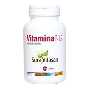 Vitamina B12 (Metilcobalamina) 100 cápsulas Sura Vitasan