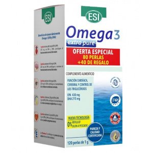 Omega 3 Extra Pure 120 perlas ESI