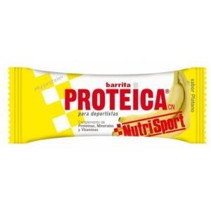 Barrita Proteica Platano Caja 24Unid. – NUTRISPORT