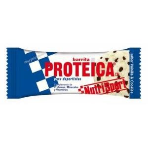 Barrita Proteica Vainilla-Cookies Caja 24Unid. – NUTRISPORT
