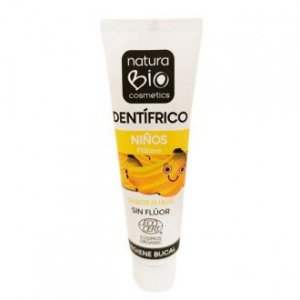 Dentifrico Infantil Platano Sin Fluor 50Ml. – NATURABIO cosmetics