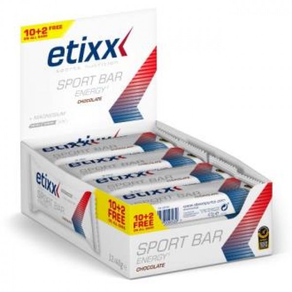 Etixx Energy Sport Barritas Chocolate 12Uds.