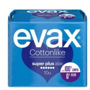 Evax Cottonlike Alas Super Plus 10Ud. – EVAX