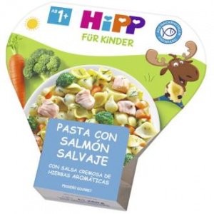 Pequeño Gourmet Pasta Con Salmon Salvaje 250Gr – HIPP