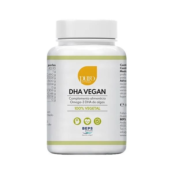 Natural DHA - Vegan 60 perlas Puro Omega