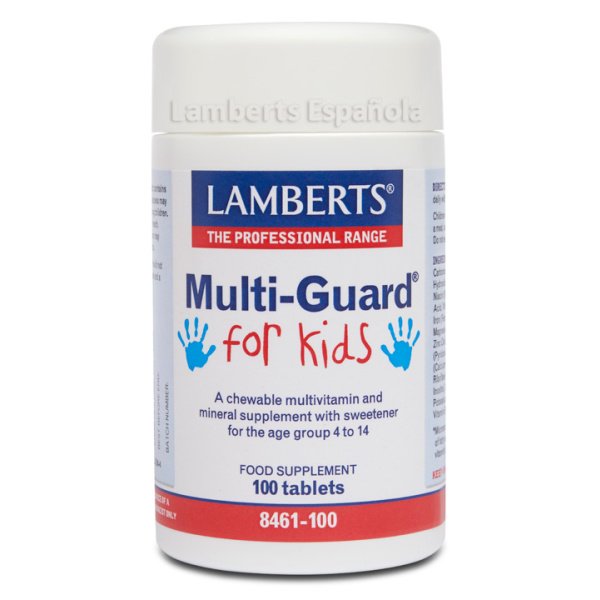 Multiguard for Kids 100 comprimidos masticables Lamberts
