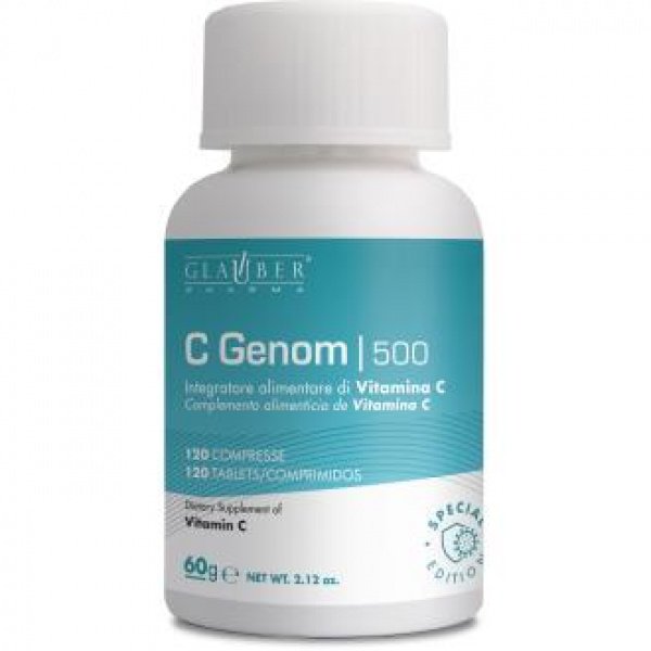 C-Genom 500 Glauber Pharma 120 comprimidos Forza Vitale