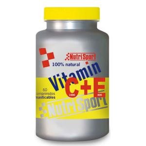Vitamina C+E Masticable 60Comp. – Nutrisport