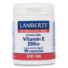 Vitamina E Natural 250 UI 100 cápsulas Lamberts