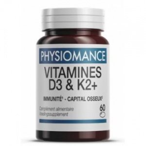 Physiomance Vitamina D3+K2 60Cap. – Therascience