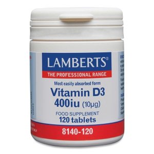 Vitamina D3 Natural 400 UI 120 comprimidos Lamberts