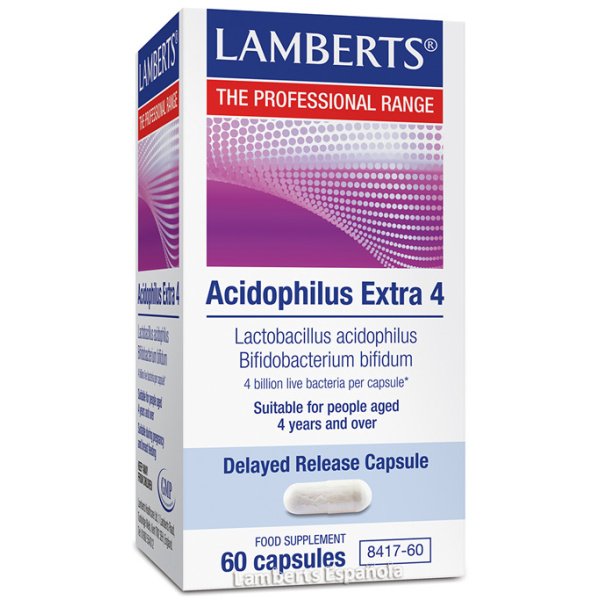 Acidophilus Extra 4 60 cápsulas Lamberts