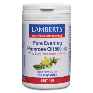 Aceite de Primula Puro 500 mg 180 perlas Lamberts