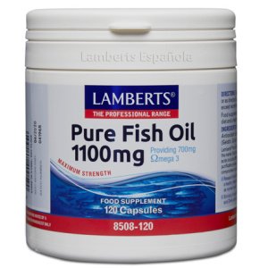 Aceite de Pescado Puro 1100 mg 120 perlas Lamberts