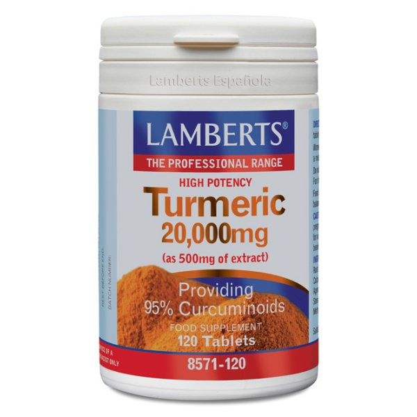 Cúrcuma 20000 mg 120 comprimidos Lamberts