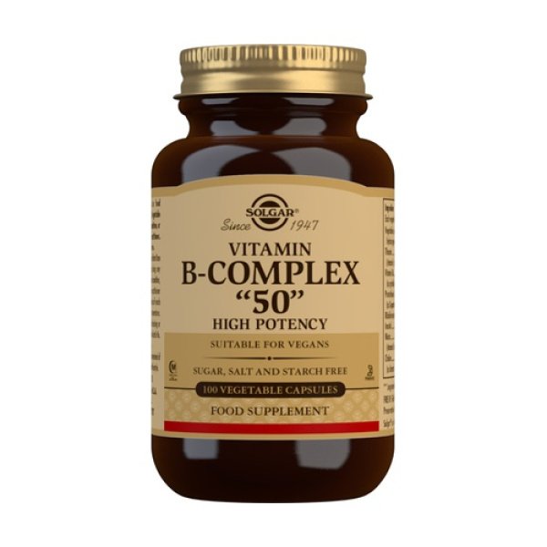 B-Complex 50 100 cápsulas vegetales Solgar