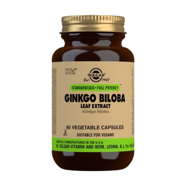 Ginkgo Biloba 60 cápsulas vegetales Solgar