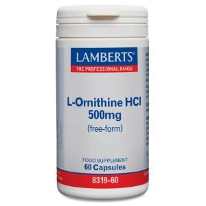 L-Ornitina 500 mg 60 cápsulas Lamberts