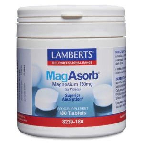 MagAsorb 180 comprimidos Lamberts