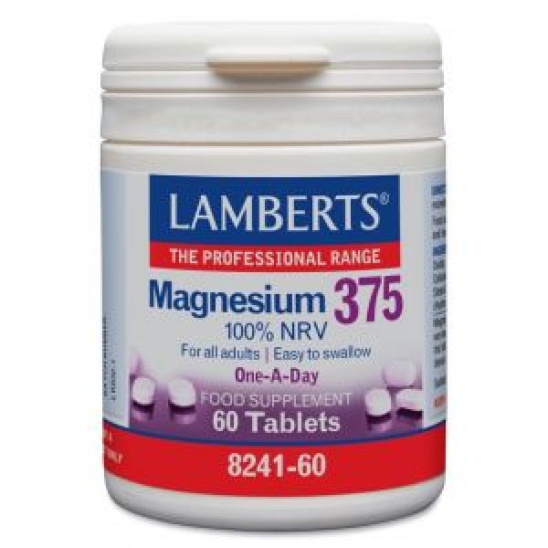 Magnesio 375 60 comprimidos Lamberts